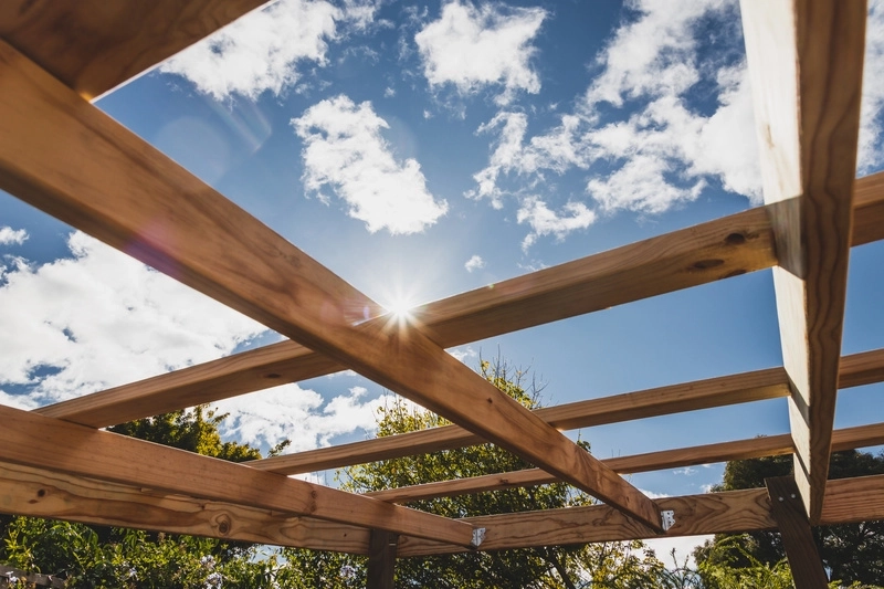 Pergola bois à Castries